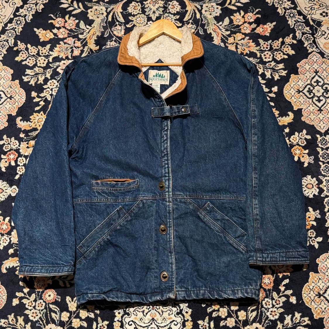 브리티쉬 90s 데님 쉐르파 랜치 자켓 M~L 상품이미지1