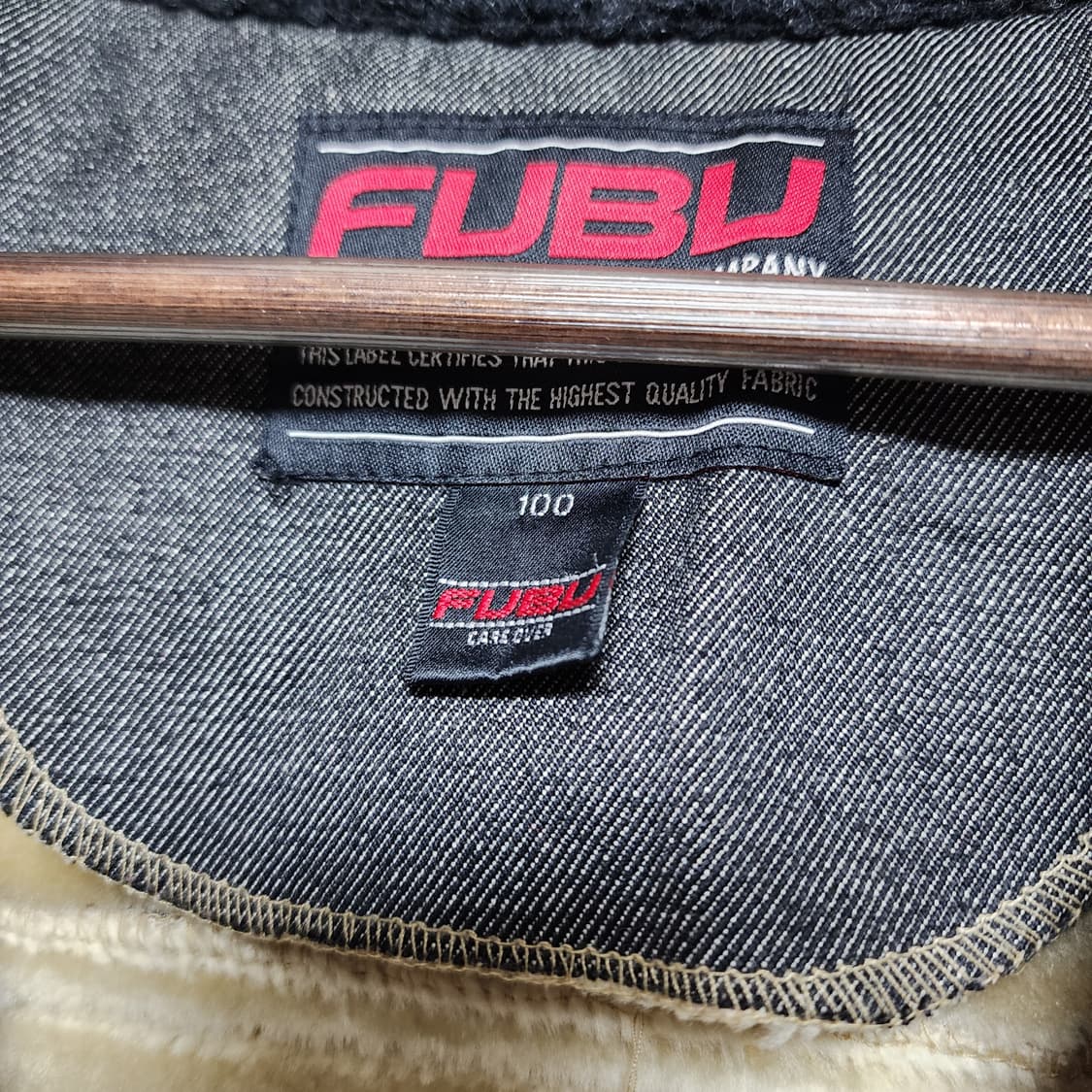 FUBU 울 생지 니트집업 자켓 상품이미지8