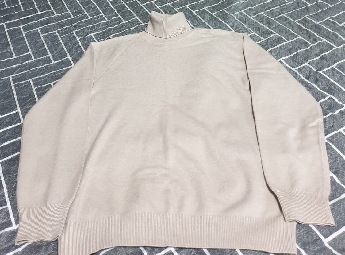 REMOGREY서울 비스코스 목폴라 니트 오트밀 (M) 상품이미지1