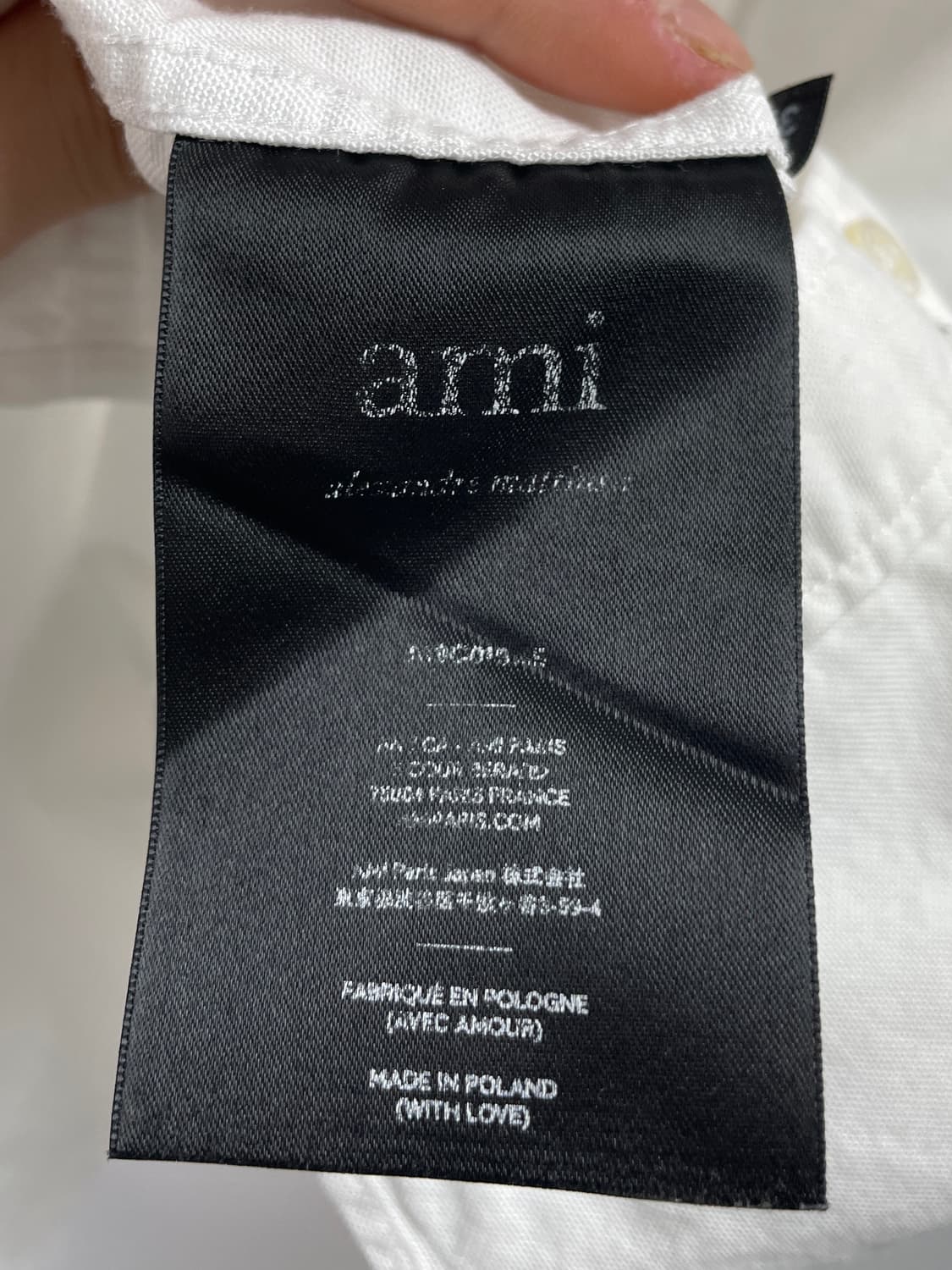 아미 하트로고 옥스포드 셔츠 (on.16) 상품이미지7