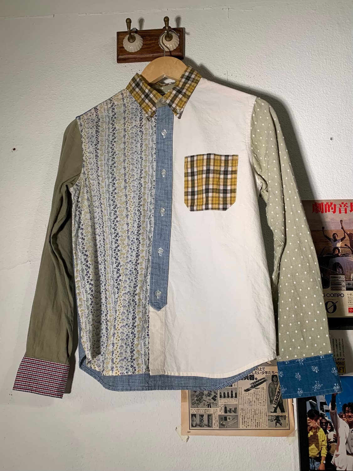 빔즈보이 크레이지 패치워크 셔츠 상품이미지1