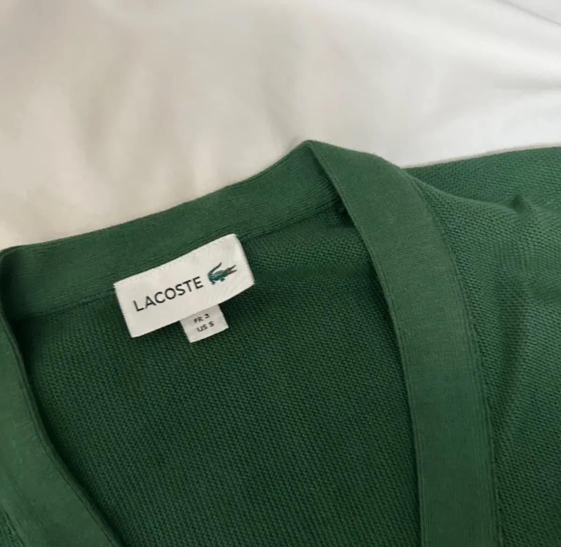 (매장구매) 라코스테 가디건 남녀공용S 3사이즈 상품이미지2