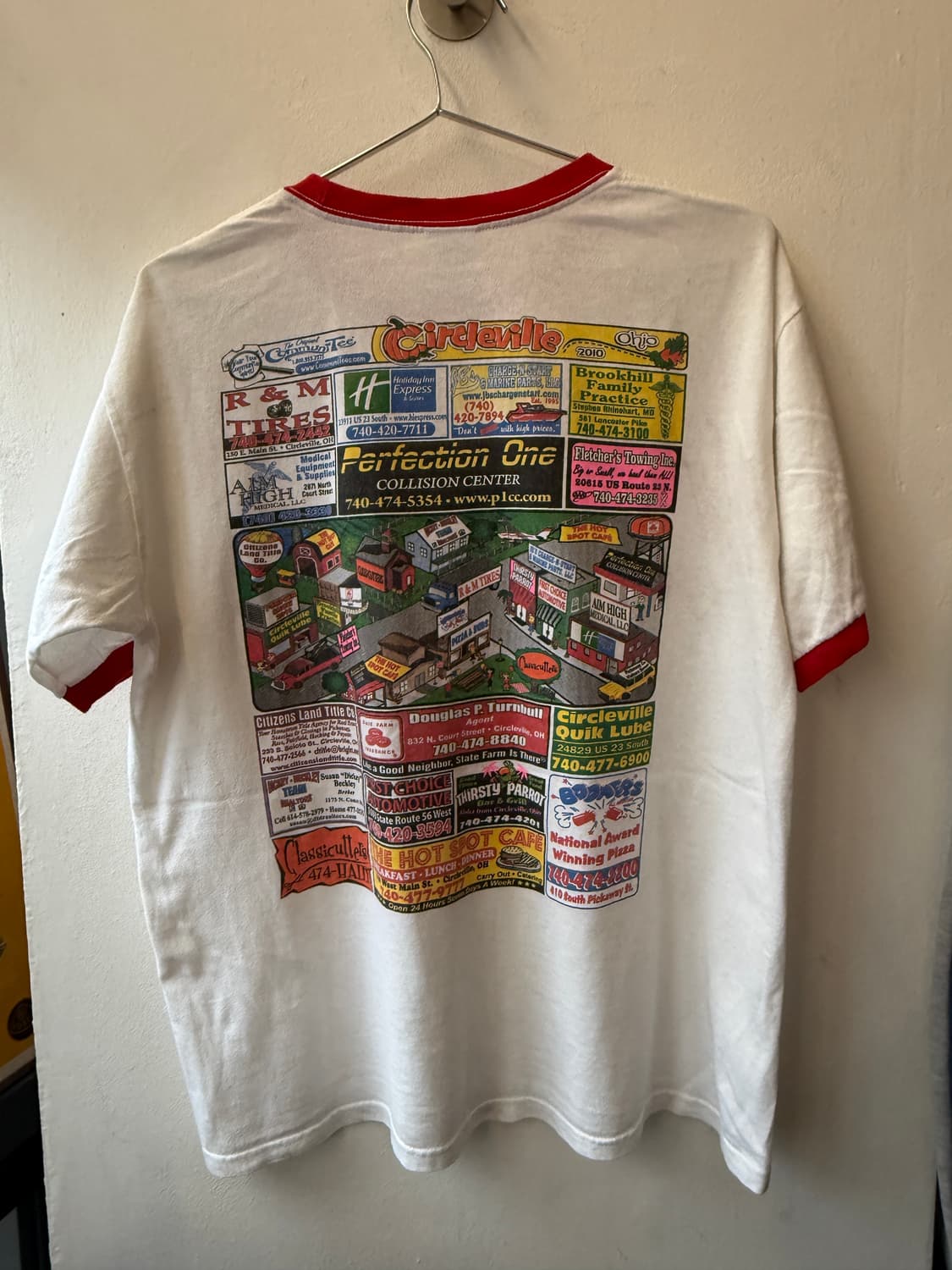 Circleville Ohio 2010 Anvil 링거티셔츠 L 상품이미지1