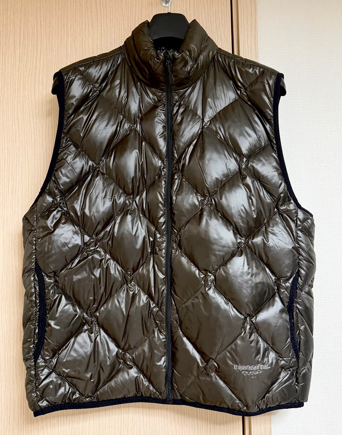 디스이즈네버댓 / 경량 패딩 베스트 브라운 / L 상품이미지1