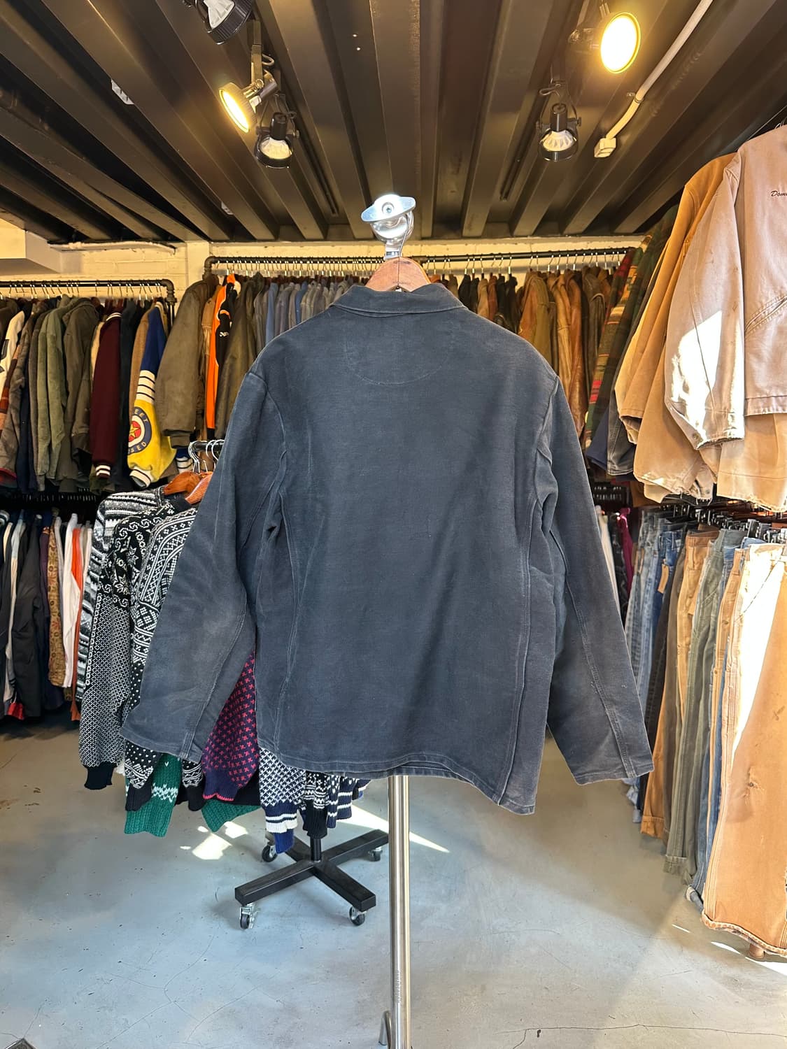 80s 프렌치워크웨어 프렌치 더티 몰스킨 워크자켓 상품이미지2