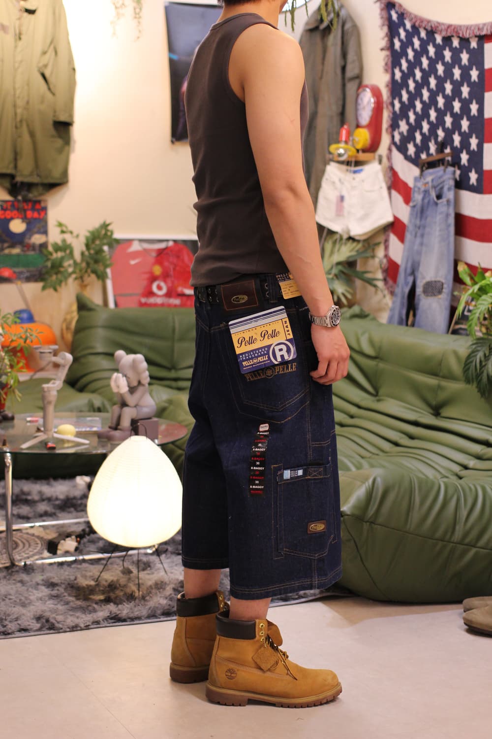 90s Pelle & Pelle X-Baggy Carpenter  상품이미지2