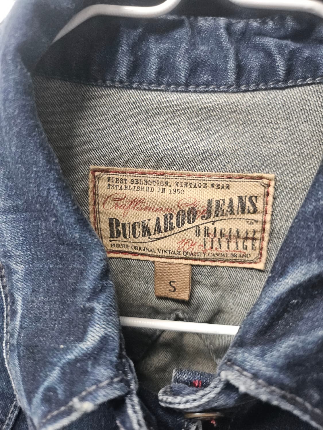 버커루 스판 데님  셔츠 남방 S 상품이미지3