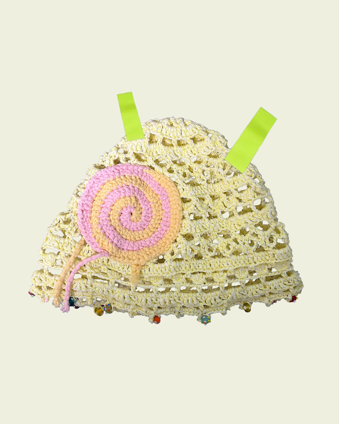 Handmade crochet lace beanie 상품이미지1
