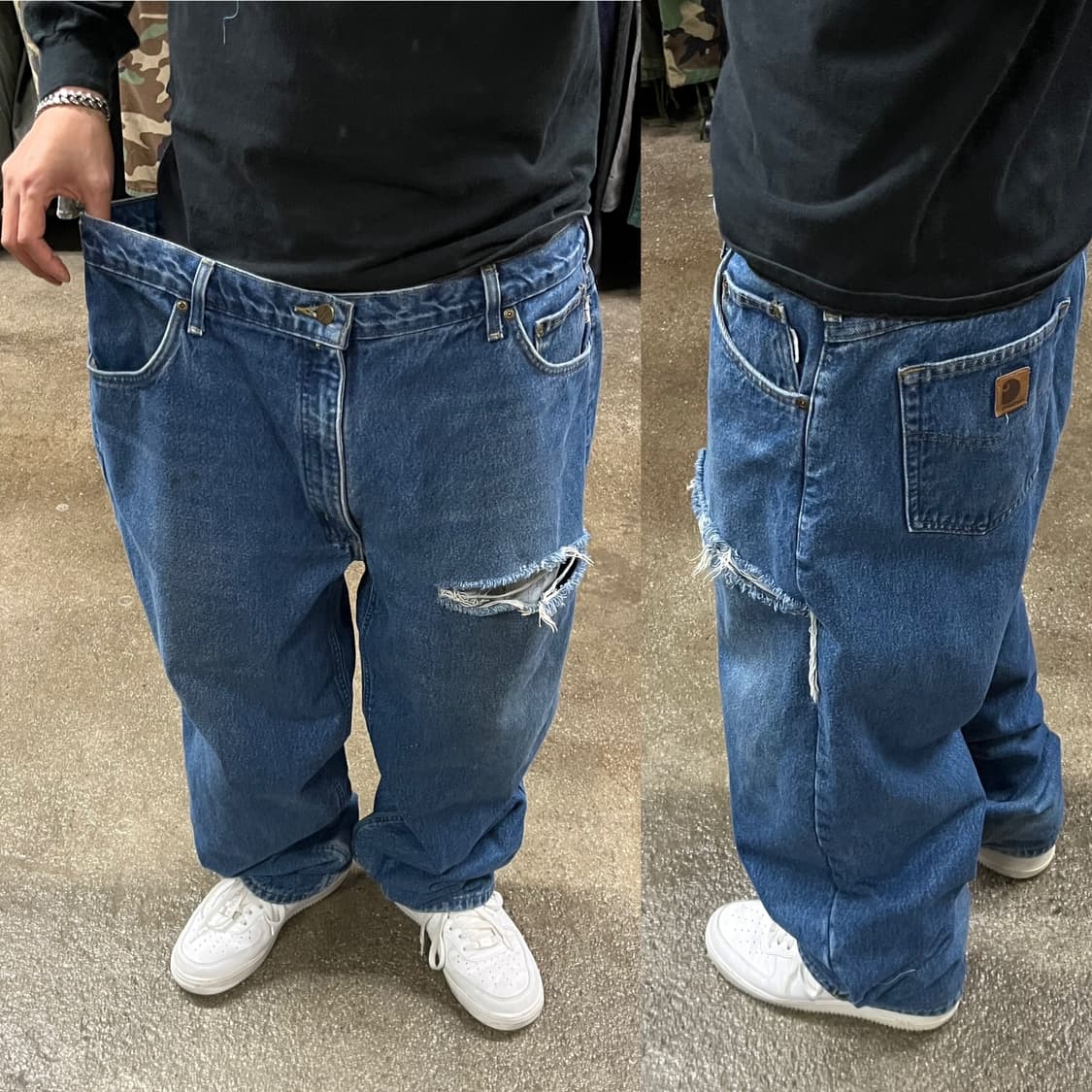 Carhartt 플란넬 라인드 데님 팬츠 (41“) 상품이미지7