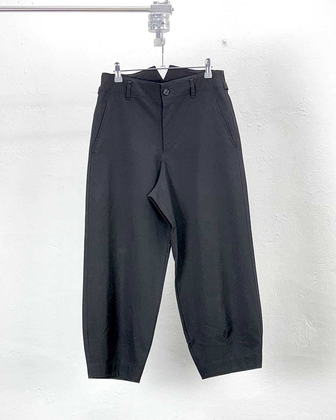 꼼데가르송 ad 2013 블랙 개버딘 하프 크롭 팬츠 상품이미지1