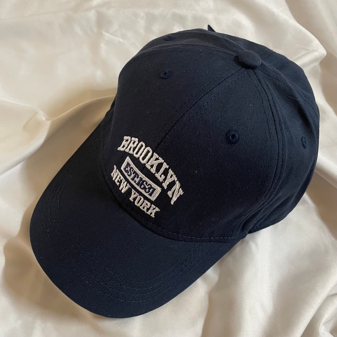 브루클린 레터링 네이비 볼캡 상품이미지1
