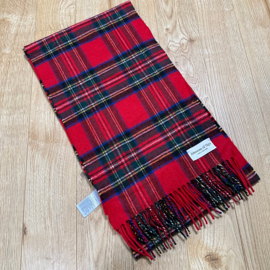 존스톤스 오브 엘긴 캐시미어 우븐 스카프 Royal Stewart 상품이미지2