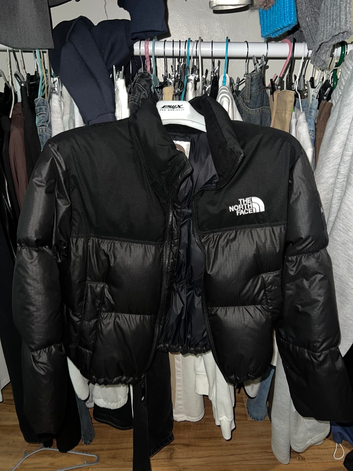 (W) 노스페이스 화이트 라벨 노벨티 눕시 다운 자켓 블랙 상품이미지1