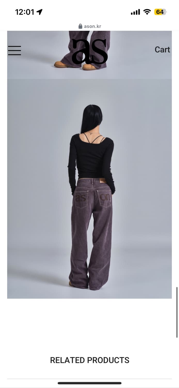 애즈온 버튼 가디건 블랙 새거 팝니다 상품이미지5