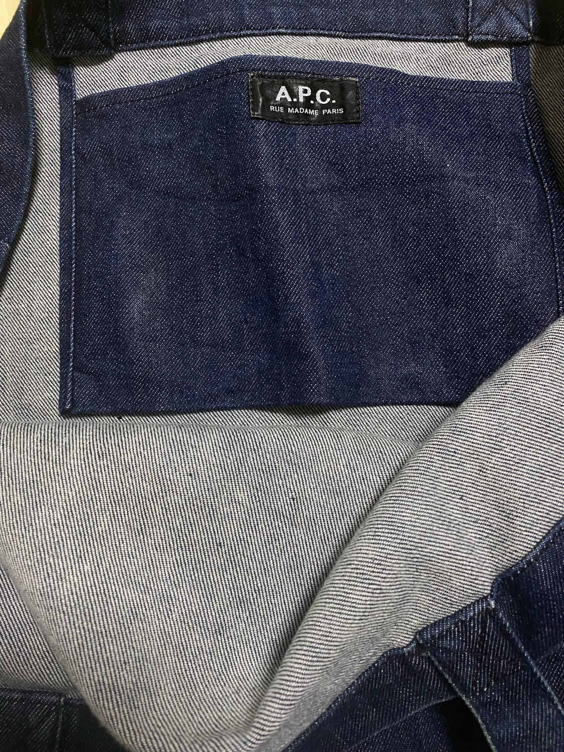 A.P.C. 아페쎄 다니엘라 쇼핑백 인디고 상품이미지4