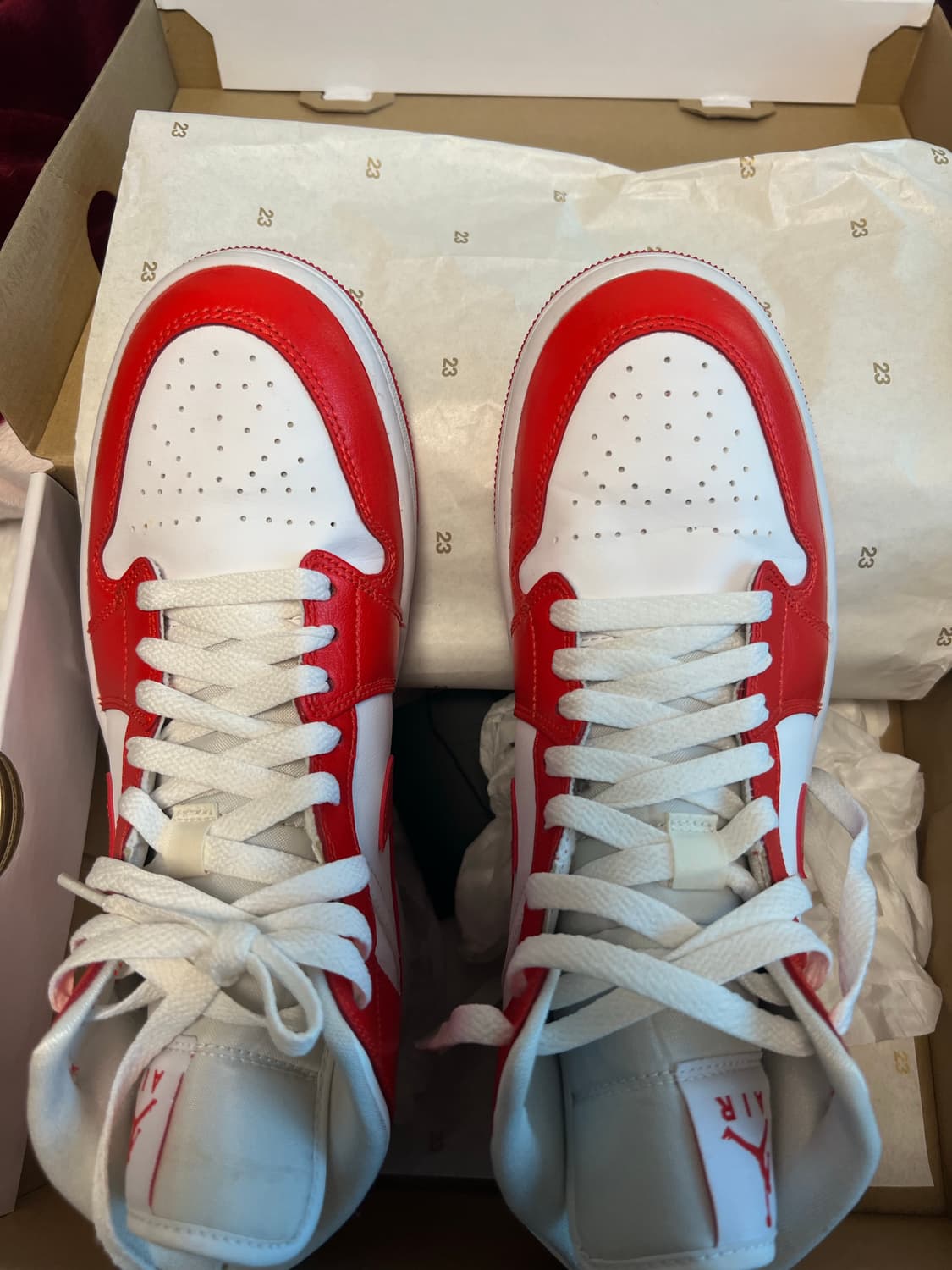 W 조던1 미드 하바네로 레드 260  상품이미지3