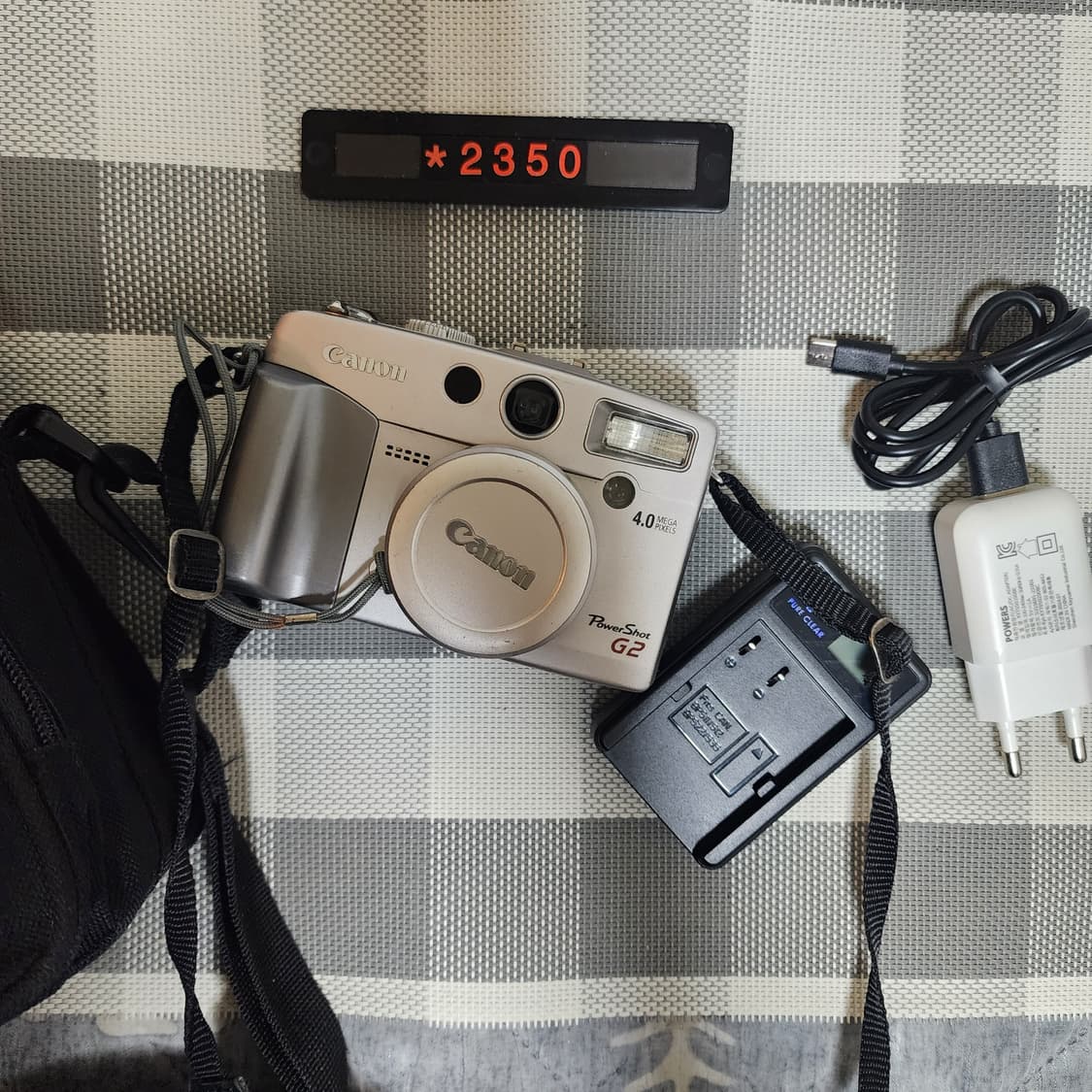 캐논 파워샷 G2 실버바디 디지털카메라 가방세트 상품이미지8