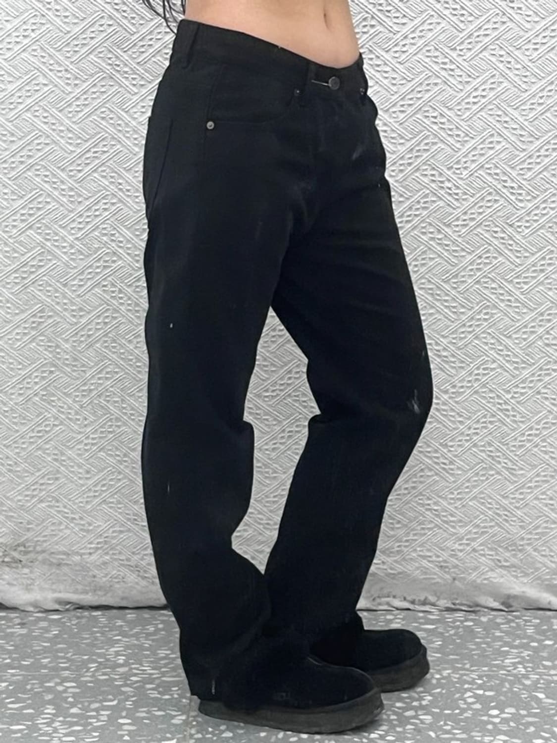 인스턴트데님 모던 락시크 블랙진 데님 흑청팬츠 30인치 C07985 상품이미지2