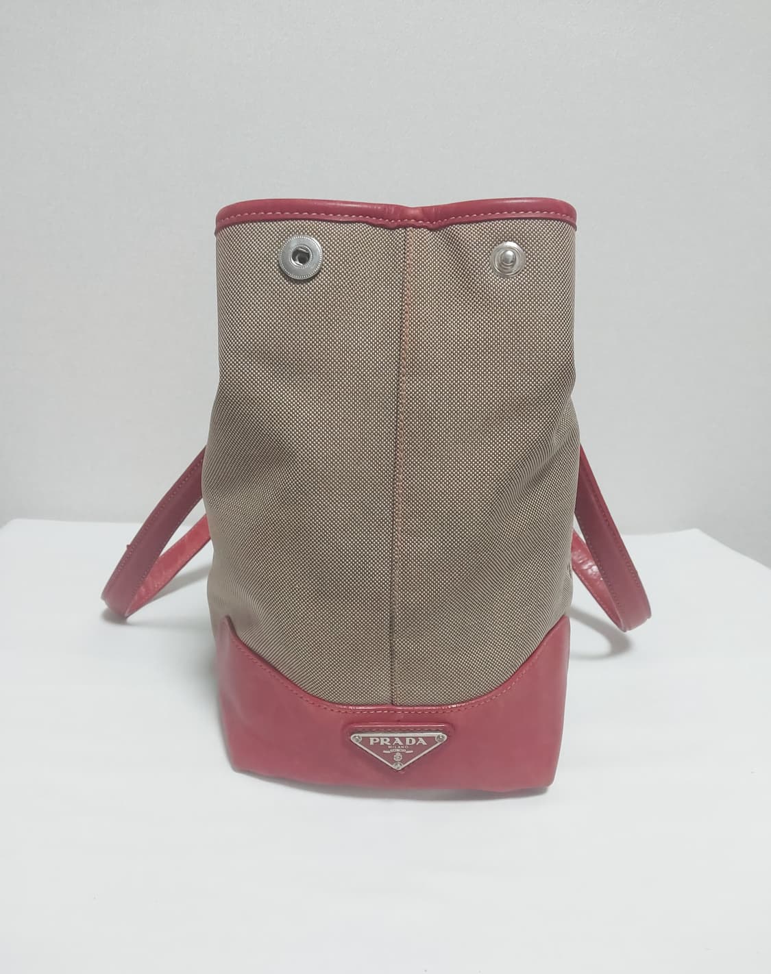 [정품] 프라다 자카드 캔버스 로고 숄더백 상품이미지4