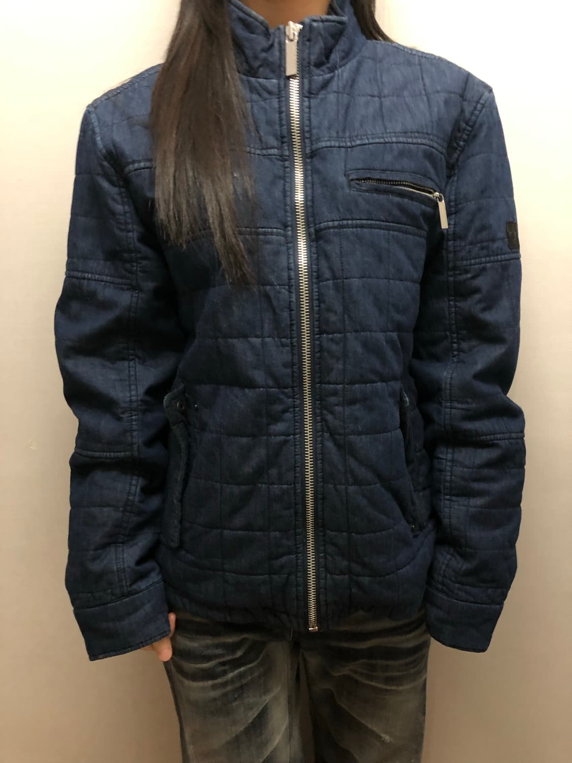 빈티지 켈빈클라인 데님 펑크 자켓 상품이미지1