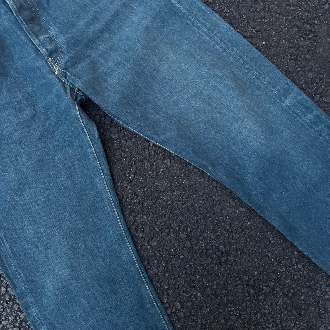 일본 타블로이드 뉴스 셀비지 데님 팬츠 상품이미지7