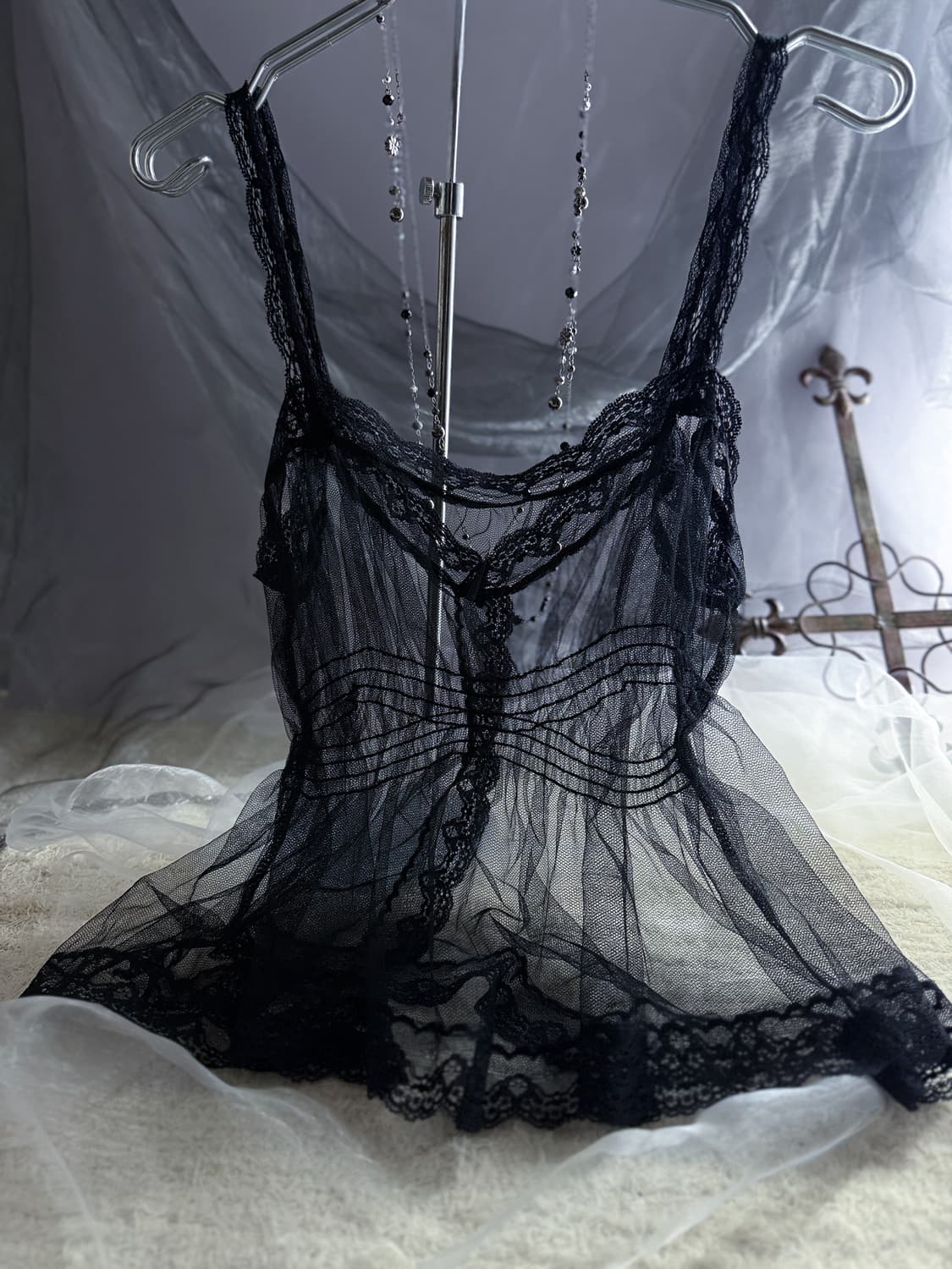 See-through lace sleeveless 0204 상품이미지6