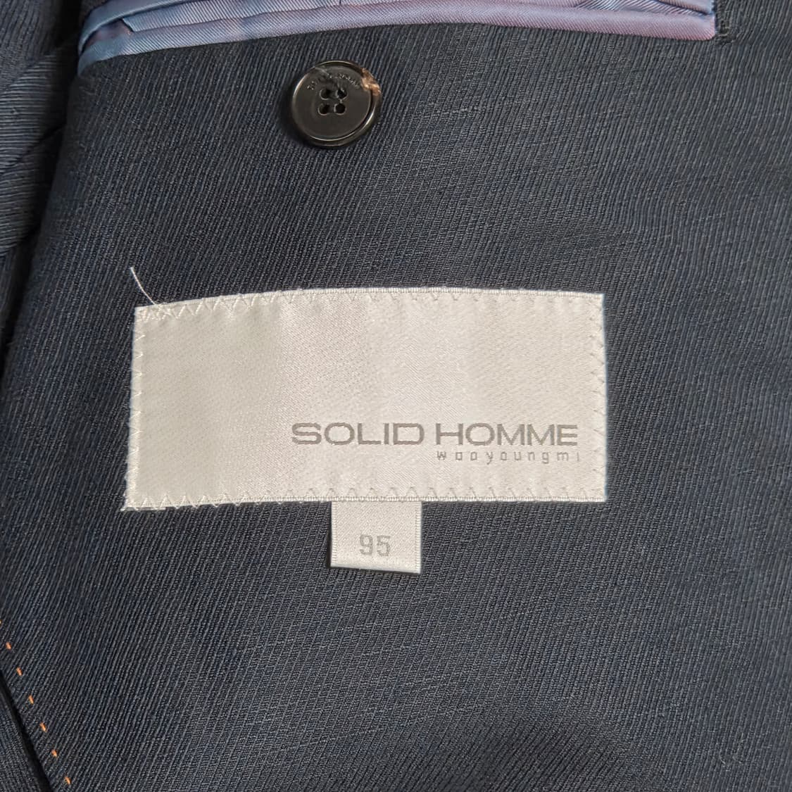 Wooyoungmi 우영미 솔리드옴므 투버튼 블레이져 정장 자켓 95 
 상품이미지5