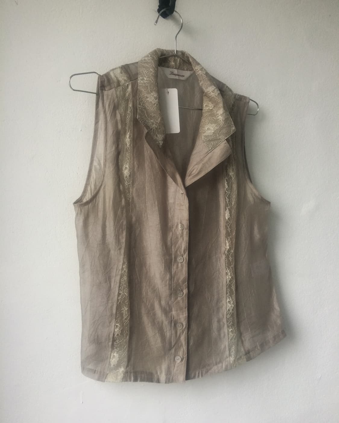 Lace layered vest 상품이미지4