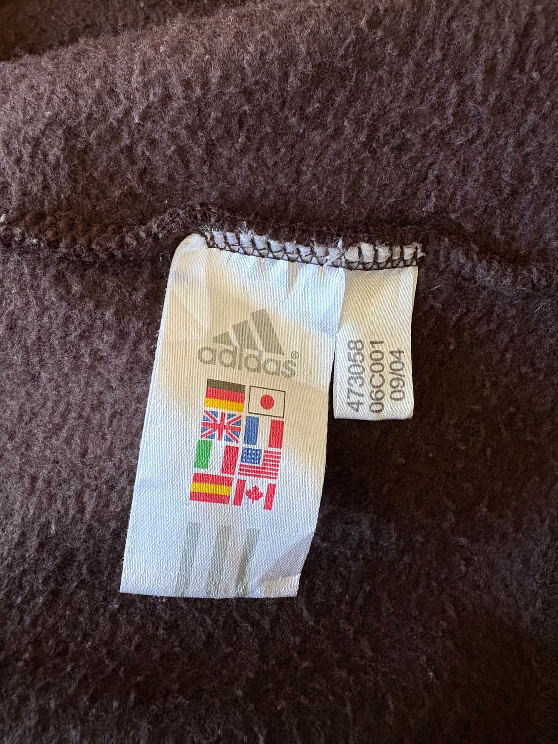 아디다스 빈티지 플리스 자켓 상품이미지3