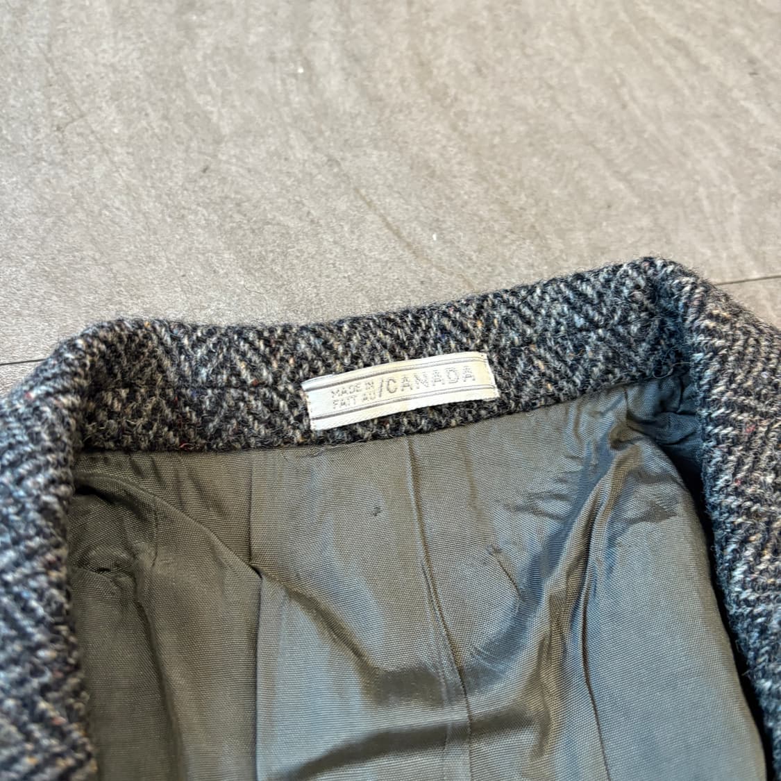 빈티지 해리스트위드  울 자켓 상품이미지5