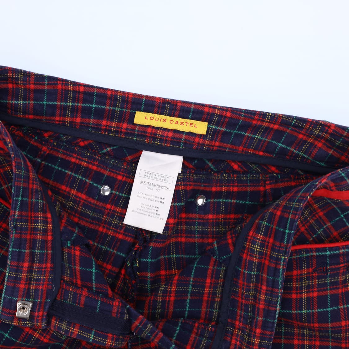 [67] 루이까스텔 여성 체크 동계바지 팬츠 1212H2 상품이미지4