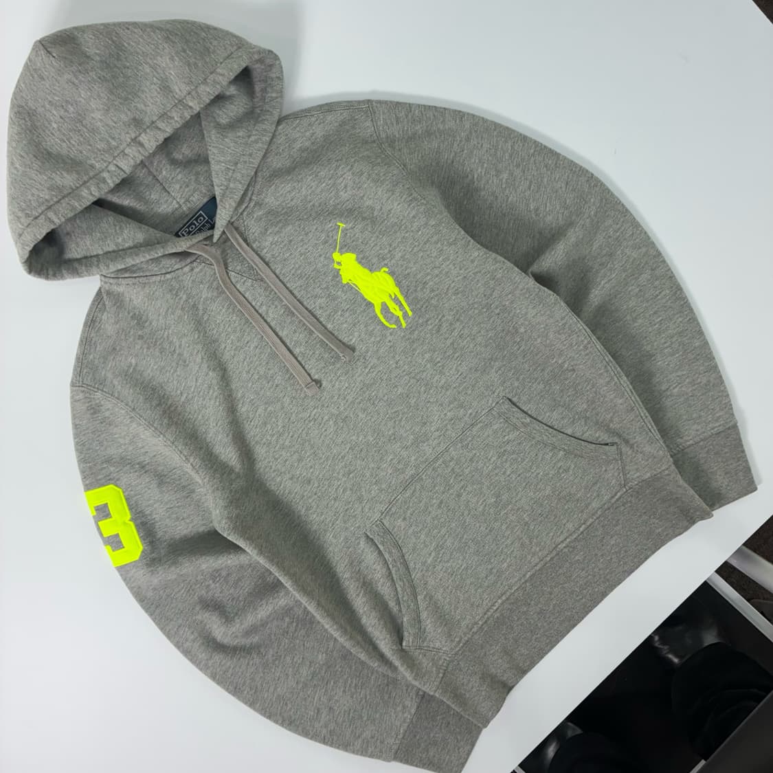 Polo  폴로 랄프로렌 빅포니 그레이 후드티  상품이미지1