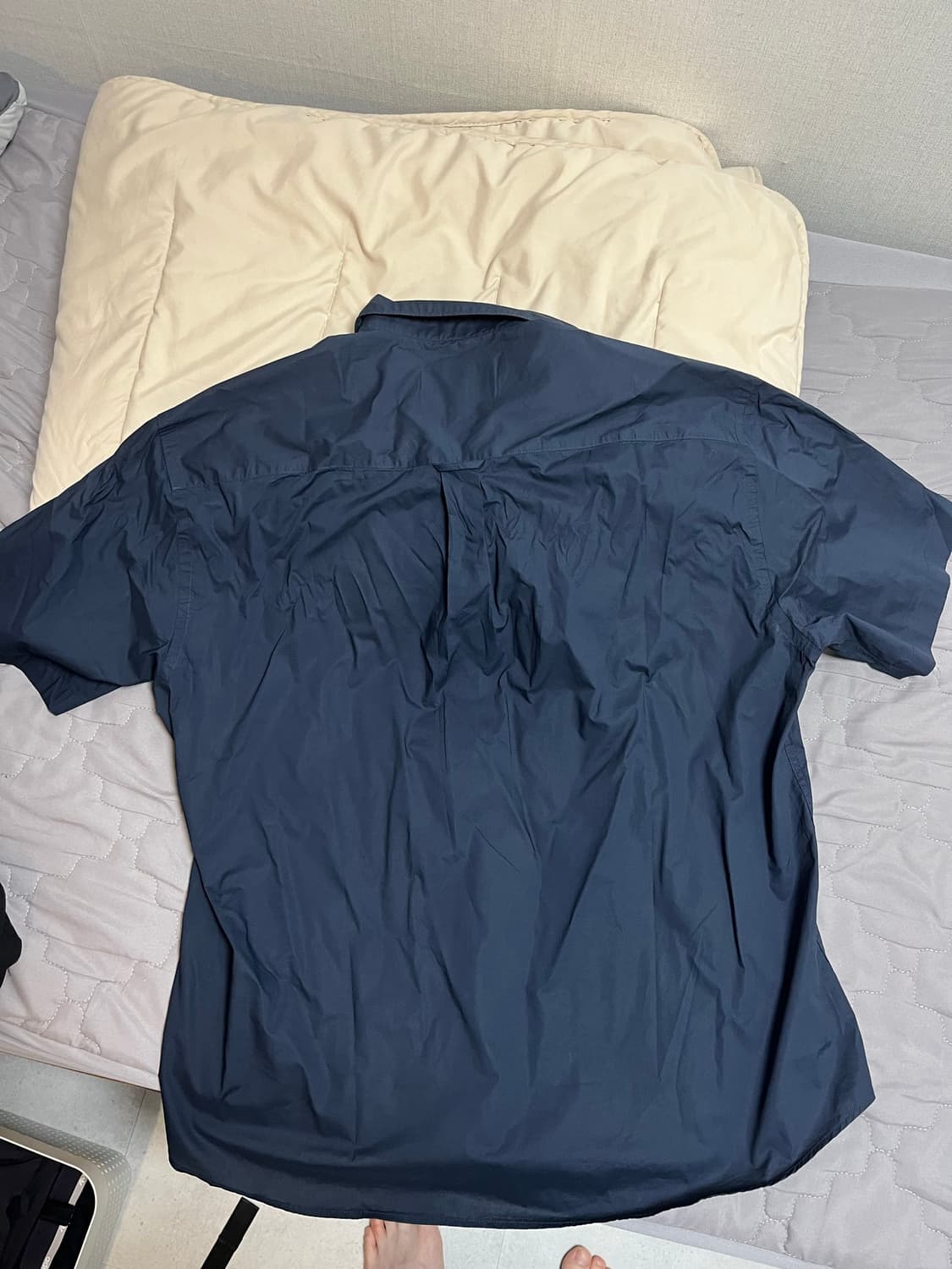 프리즘웍스 typewriter half shirt-Navy 상품이미지3