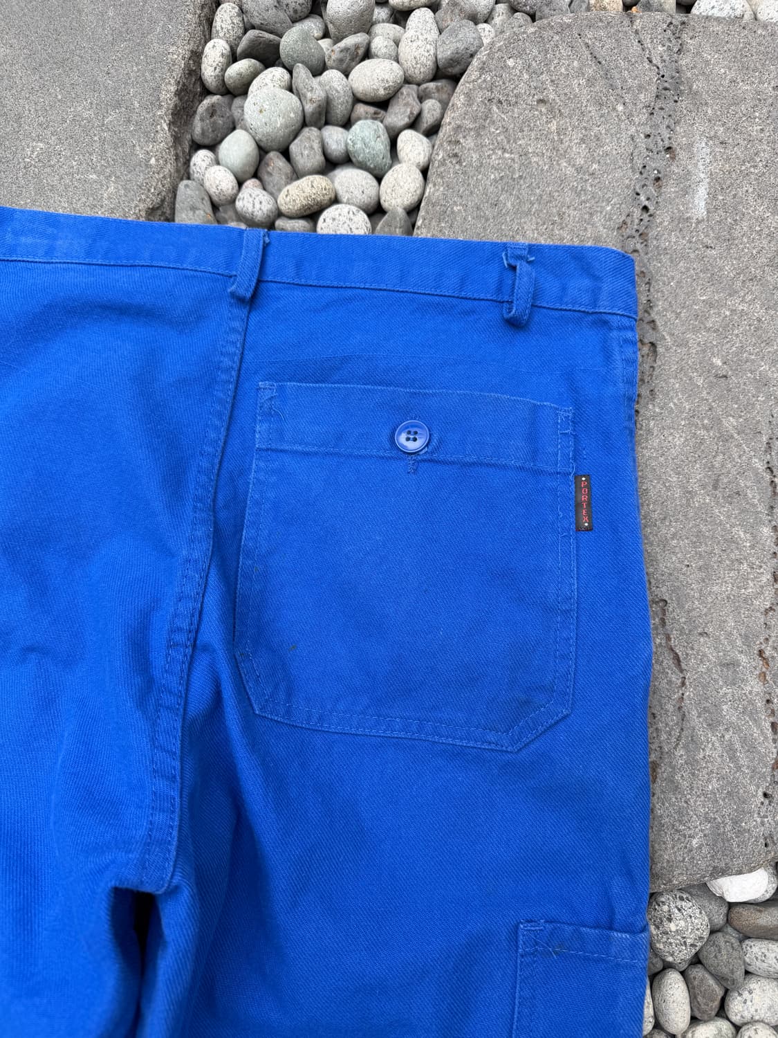 1990s PORTEX WASHED BLUE FRENCH 프렌치워크팬츠 상품이미지8