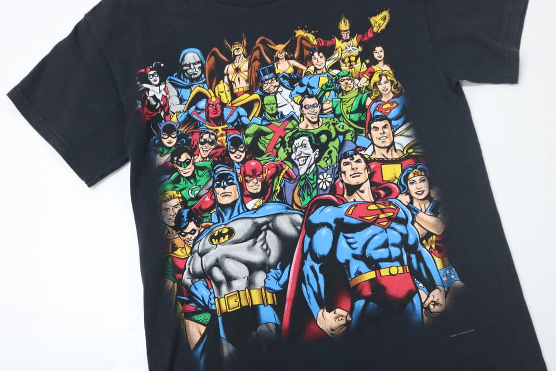 2010 DC COMICS 저스티스 리그 멀티 히어로 그래픽 티셔츠 상품이미지4