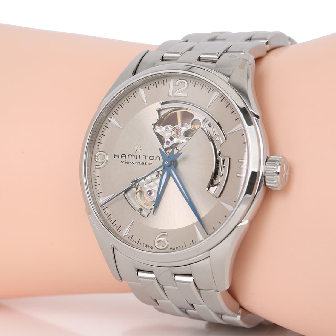 해밀턴 재즈마스터 오픈하트 오토매틱 시계 스틸워치 H32705121 상품이미지10