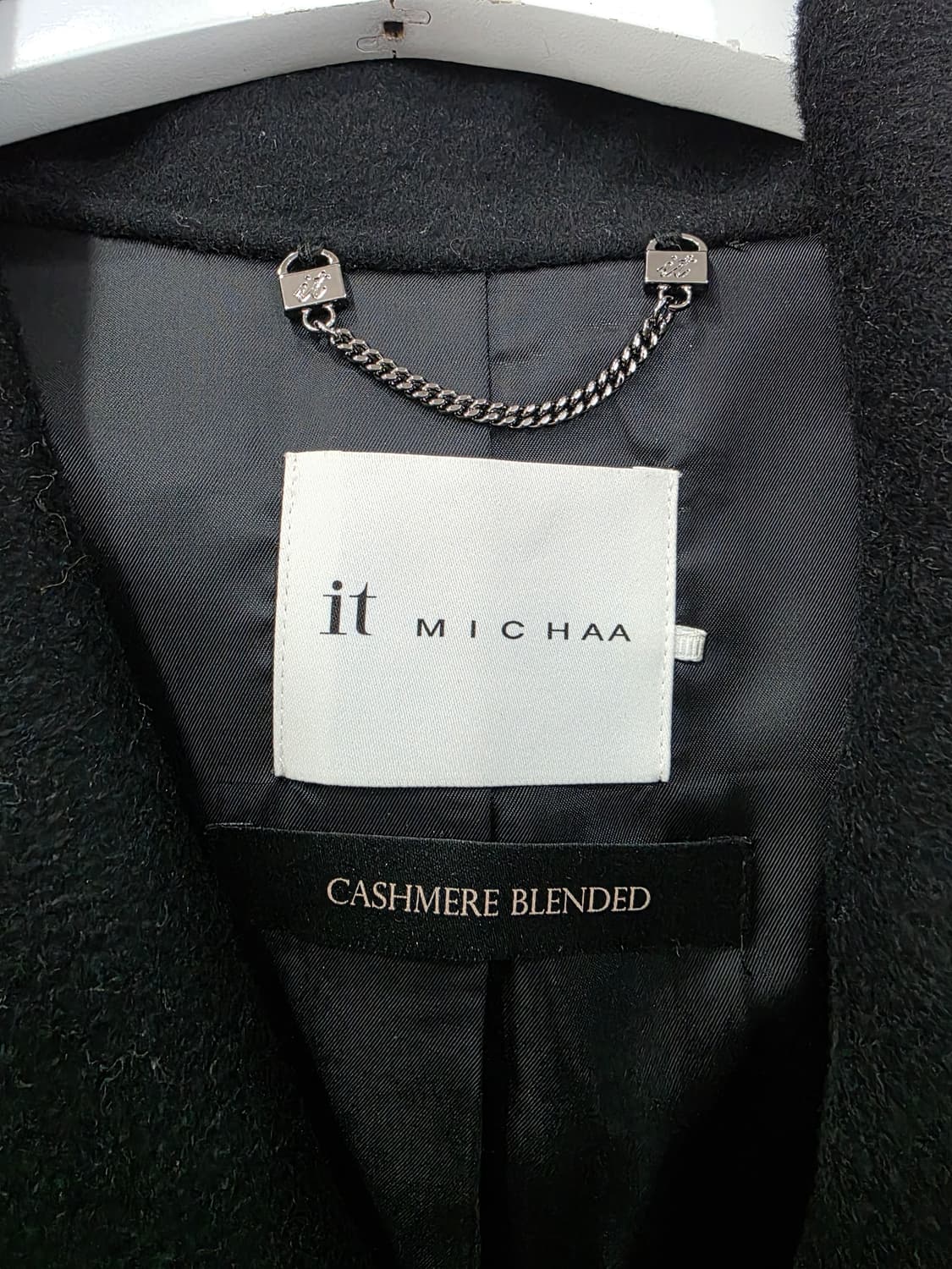 잇미샤 여성 양모 캐시미어 혼방 롱 코트 상품이미지3