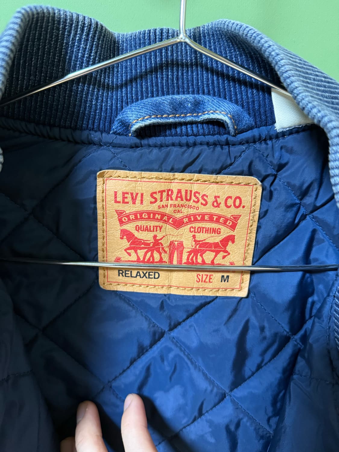 리바이스 데님 베스트 패딩조끼 상품이미지3