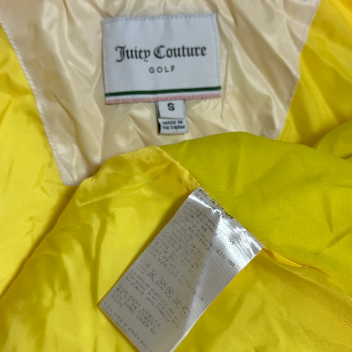 쥬시꾸뛰르 골프 퀄팅 다운 자켓 상품이미지7