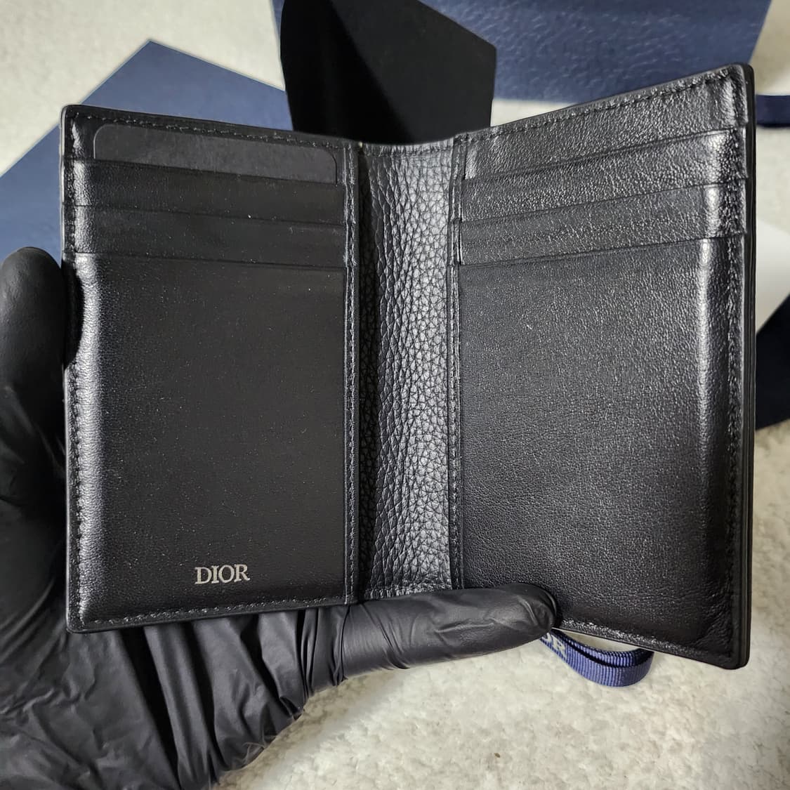 [인보이스/풀구성]디올 오블리크 새들 오거나이저 카드지갑 베이지 상품이미지4