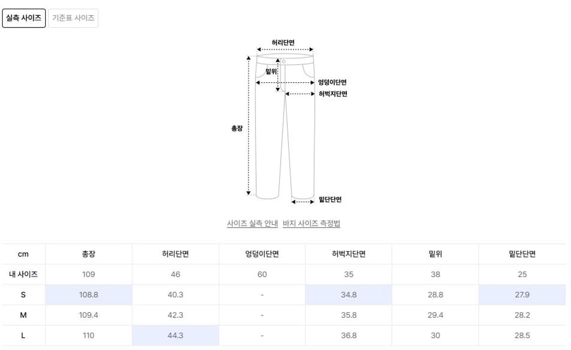 [L] 쿠어 와이드 링클 이펙트 데님 팬츠 (블랙) 상품이미지3