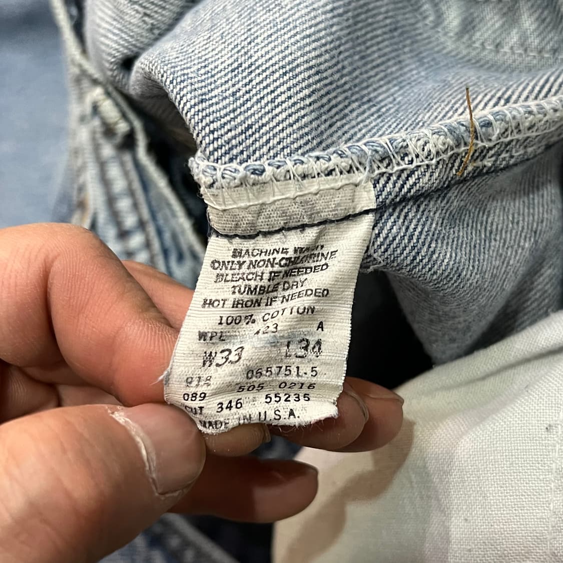  USA 리바이스 505 데님 팬츠 y14795 상품이미지7