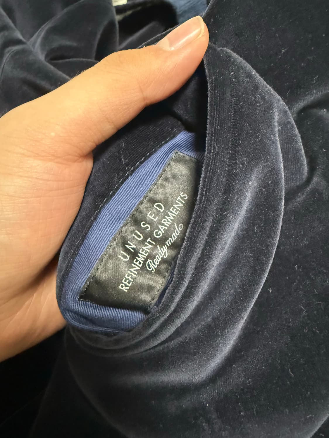 (4)언유즈드 unused 리버시블 벨벳 자켓 상품이미지7