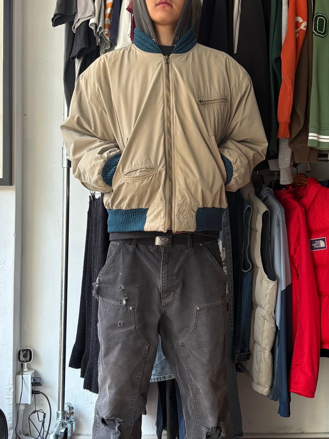 80s Hugo Boss 봄버 자켓 상품이미지1