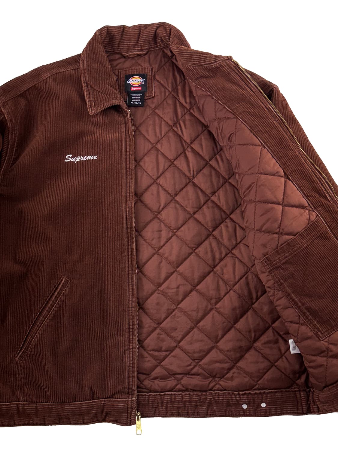 슈프림 x 디키즈 코듀로이 워크 자켓 브라운 상품이미지5