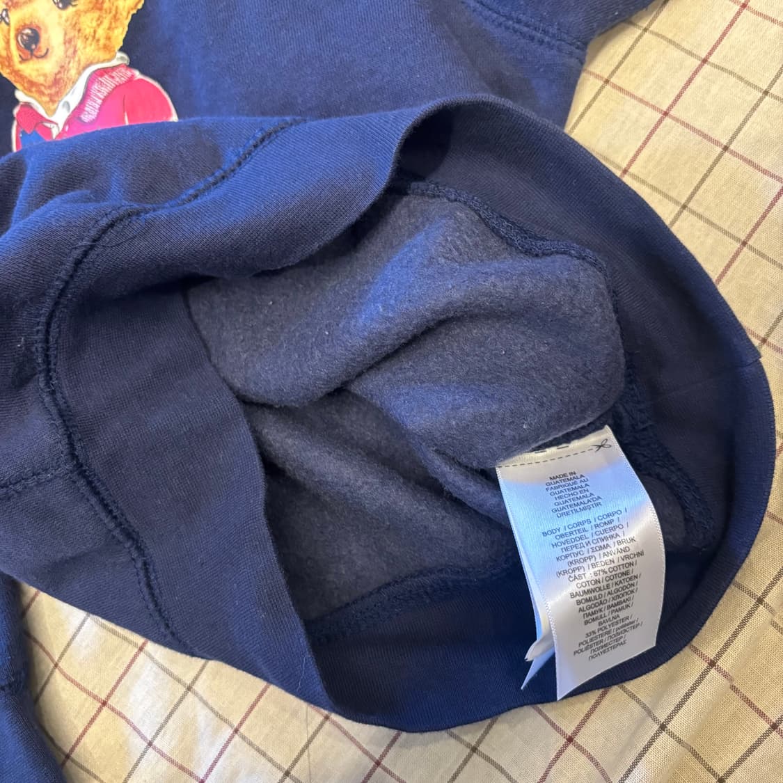 폴로랄프로렌 키즈 테디베어 기모 맨투맨(5사이즈)  상품이미지5