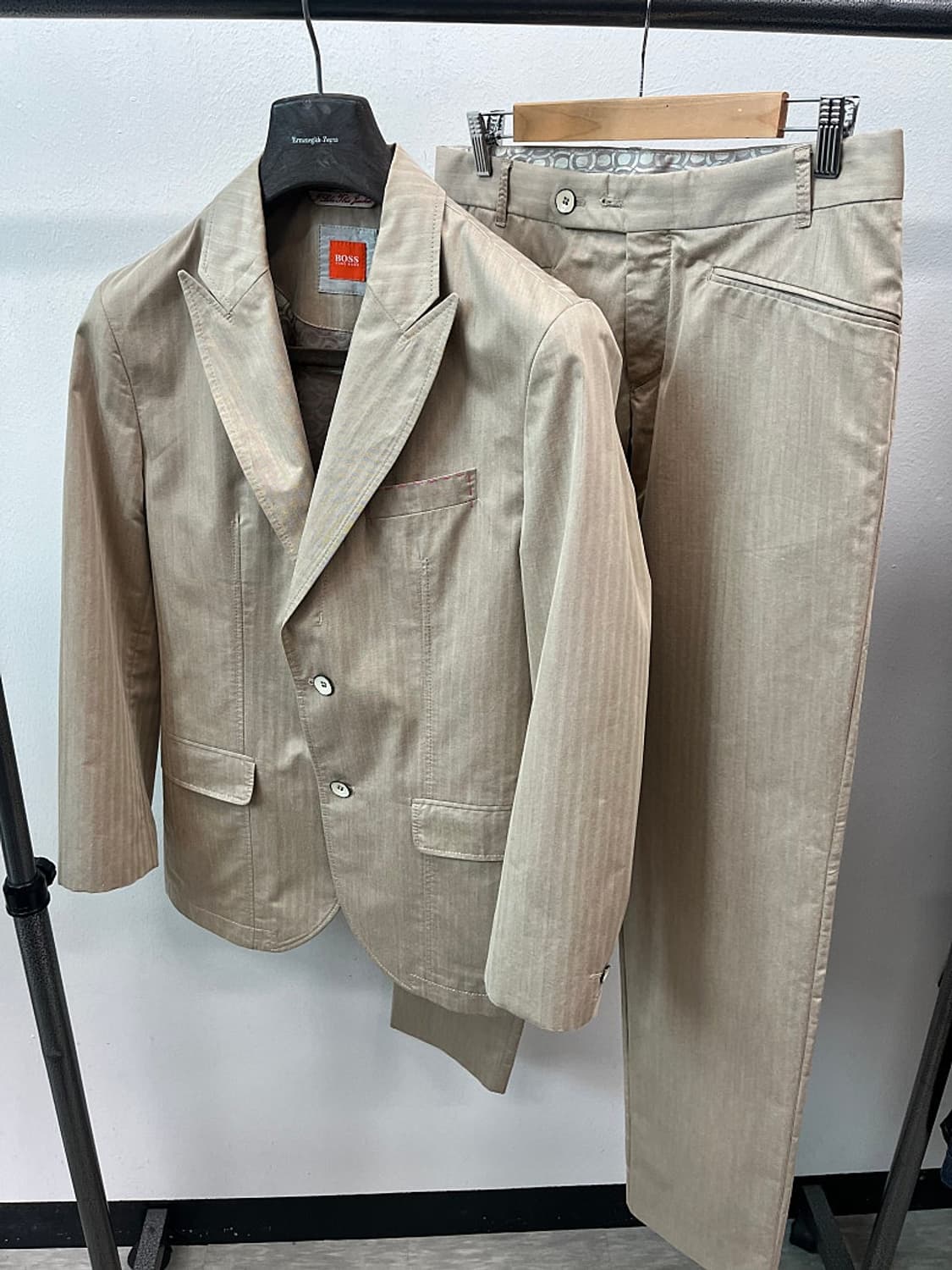 슬95,30) 보스 린넨 셋업슈트  상품이미지1