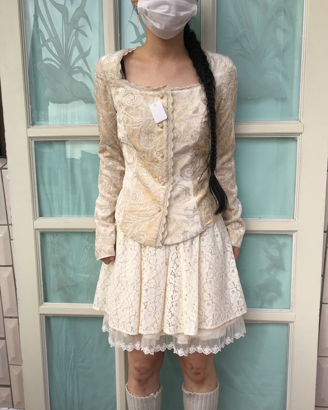 Reversible lace skirt 상품이미지5