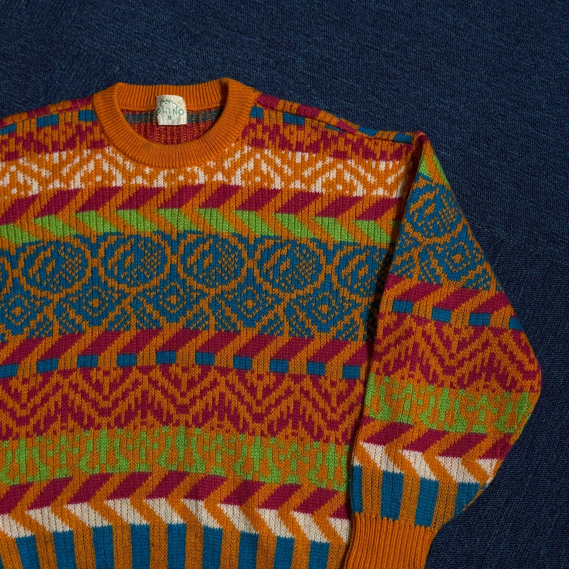 빈티지 패턴 니트 스웨터 상품이미지2