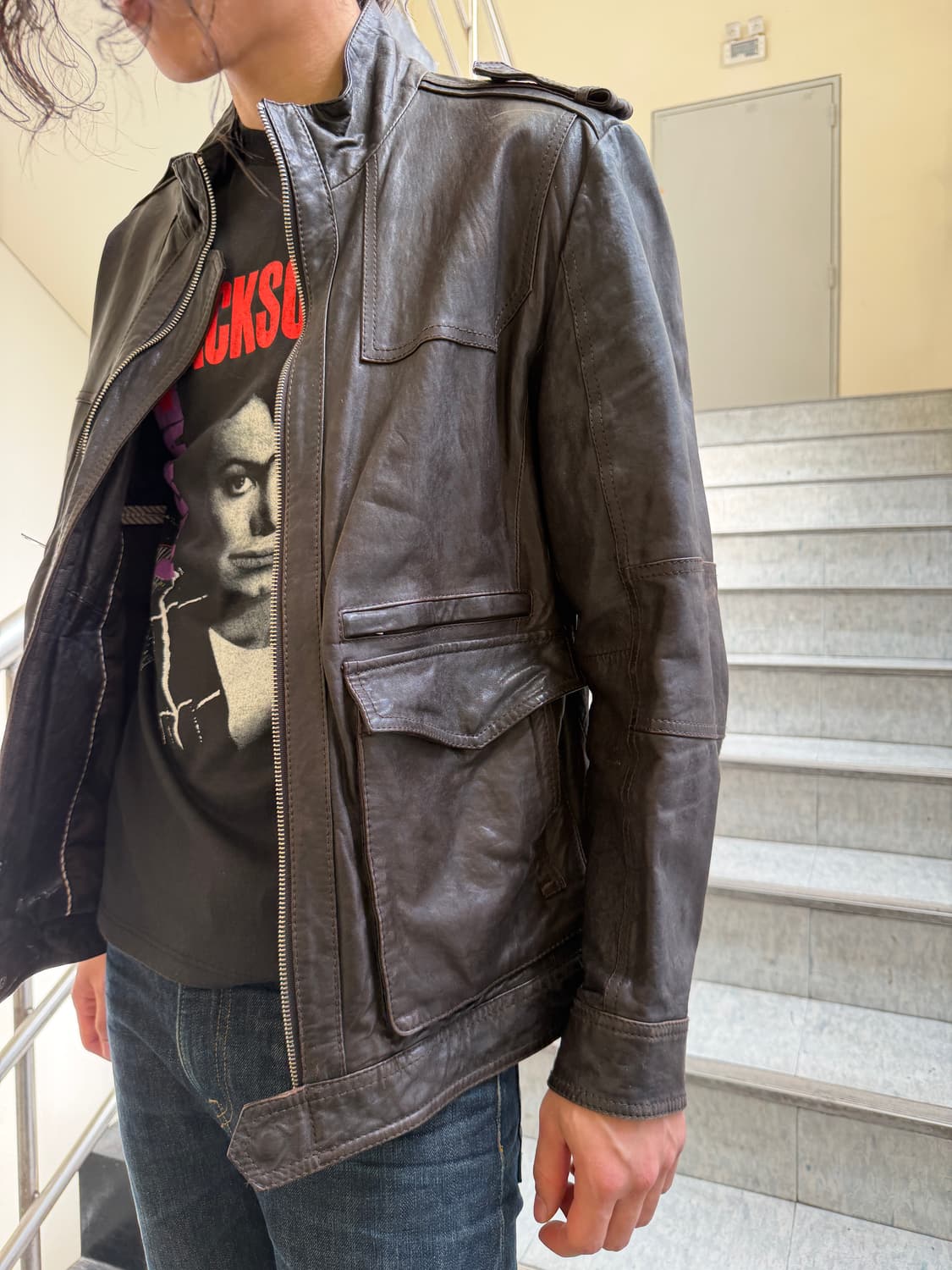 Ziozia lambskin tranform jacket 상품이미지2